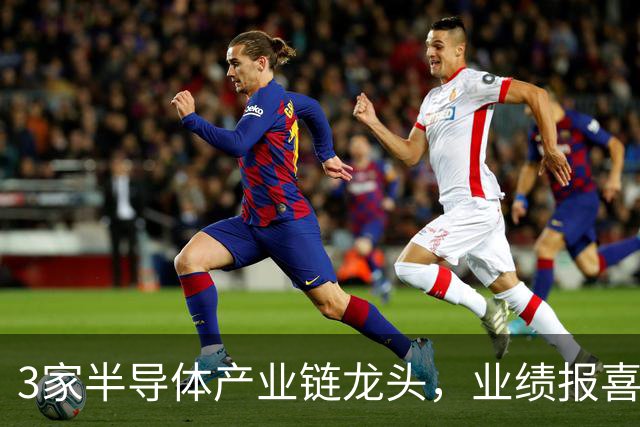 3家半导体产业链龙头，业绩报喜！